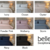 "Belledorm" 200tc Egyptian Cotton Pillowcases (2 styles available) - Image 2