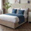 Belledorm Crompton quilted bed runner navy - Image 4