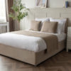 Belledorm Crompton quilted bed runner navy