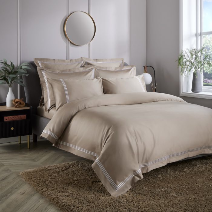 800tc : 3 Row Cord Luxury Duvet Cover - Image 3