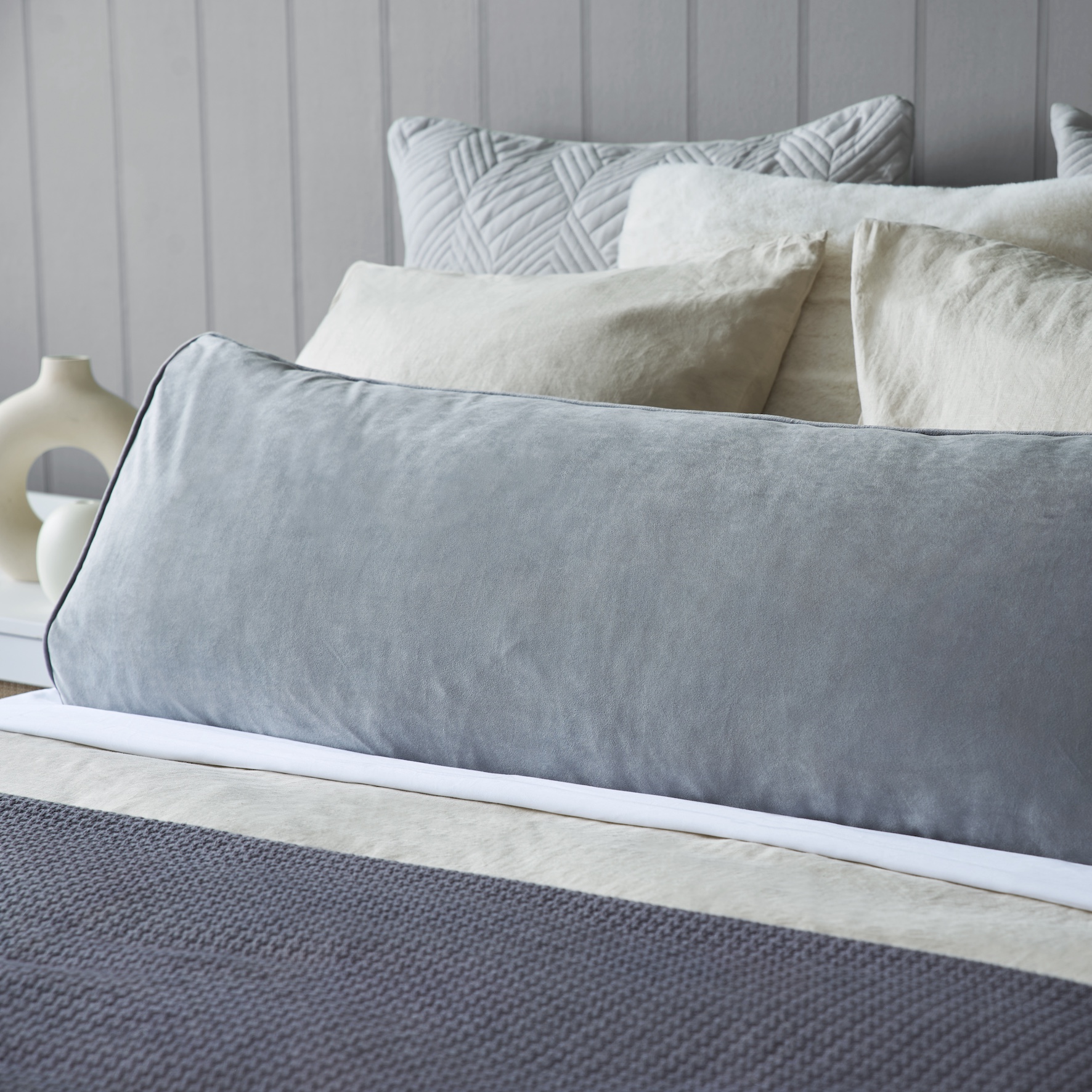 Velvet Bolster Cushion - Image 3