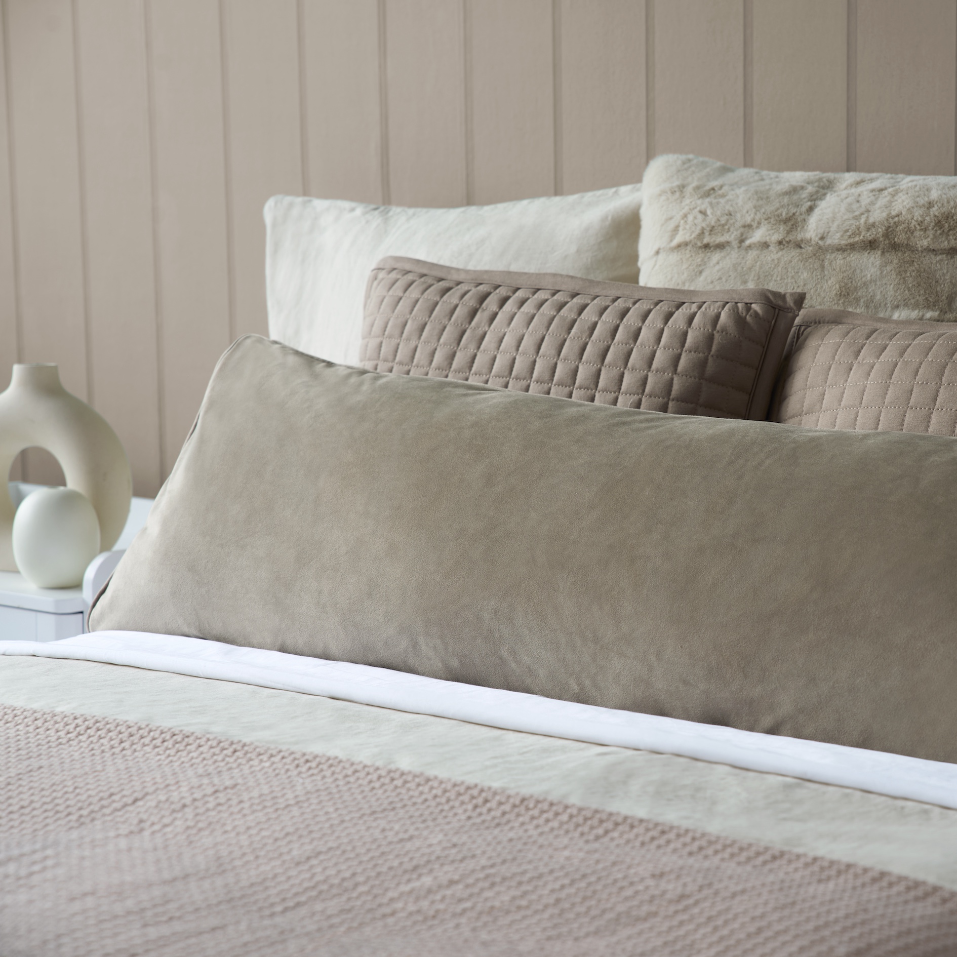 Velvet Bolster Cushion