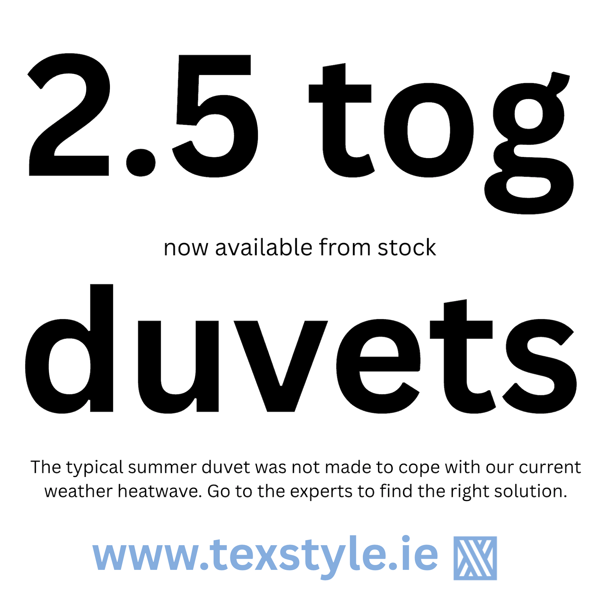 2.5 tog lightweight duvets