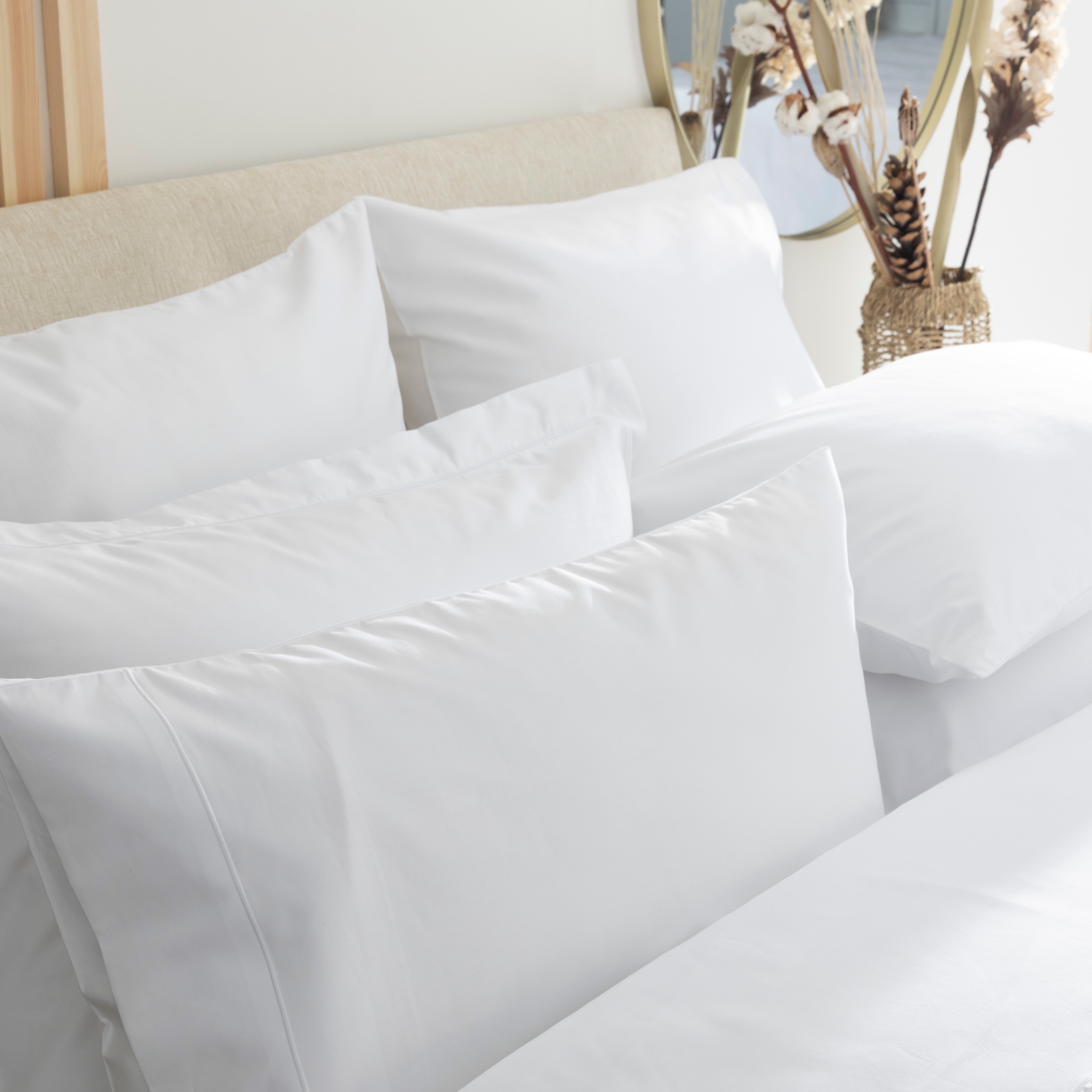 Belledorm 400tc Egyptian Cotton – Flat Sheet - Image 2